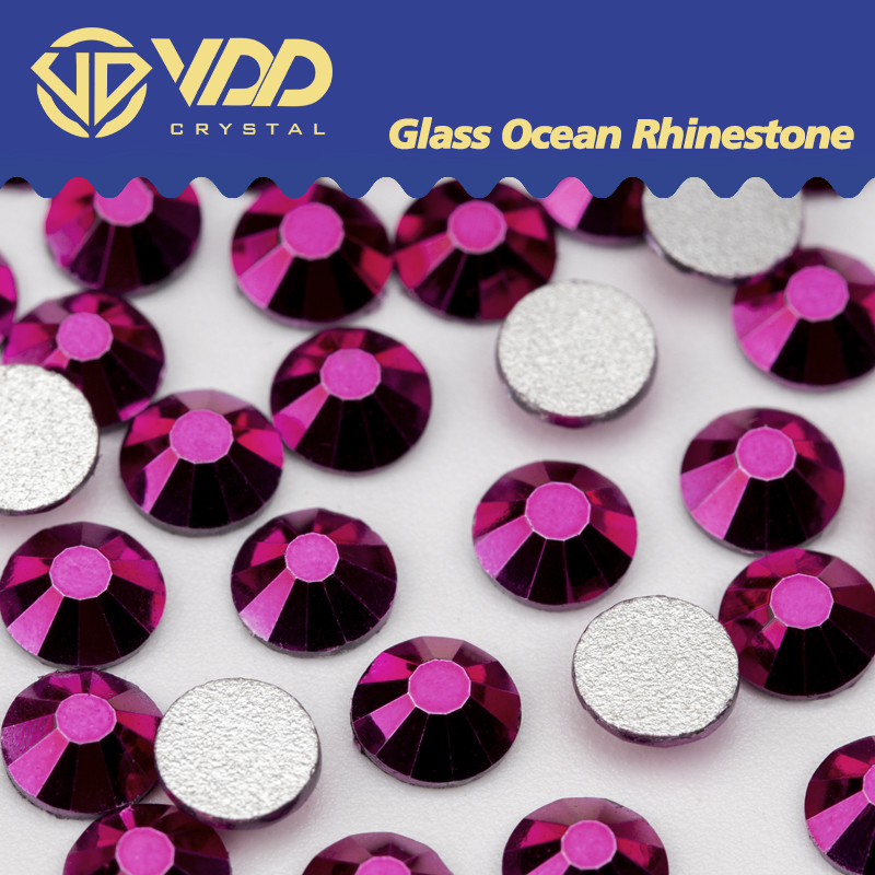 Nail Art Fuchsia - VDD 161 METALLIC Fuchsia SS4-SS30 แก้ว