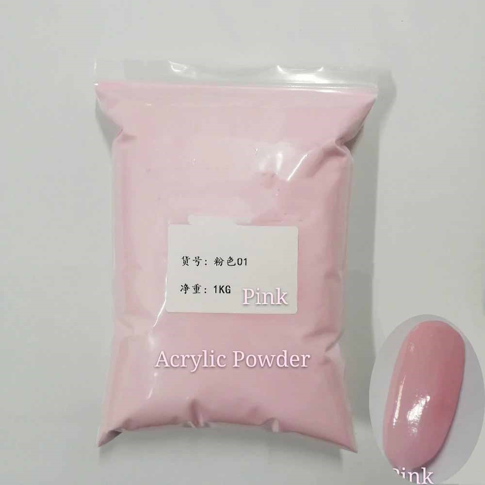 Acrylic Powder Clear - ผงอะคริลิค1กก. สำหรับเล็บผงสีขาวใสชมพูนู้ดผงสำหรับต่อเล็บโปร่งใสเม็ดสีสำหรับทำเล็บมือแบบทำมือ