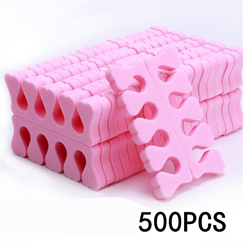 Nail Art Pinterest - แผ่นรองนิ้วเท้าสีชมพู 50/100/500 ชิ้น สำหรับแยกนิ้วเท้า ใช้สำหรับทำเล็บ ดูแลเท้า