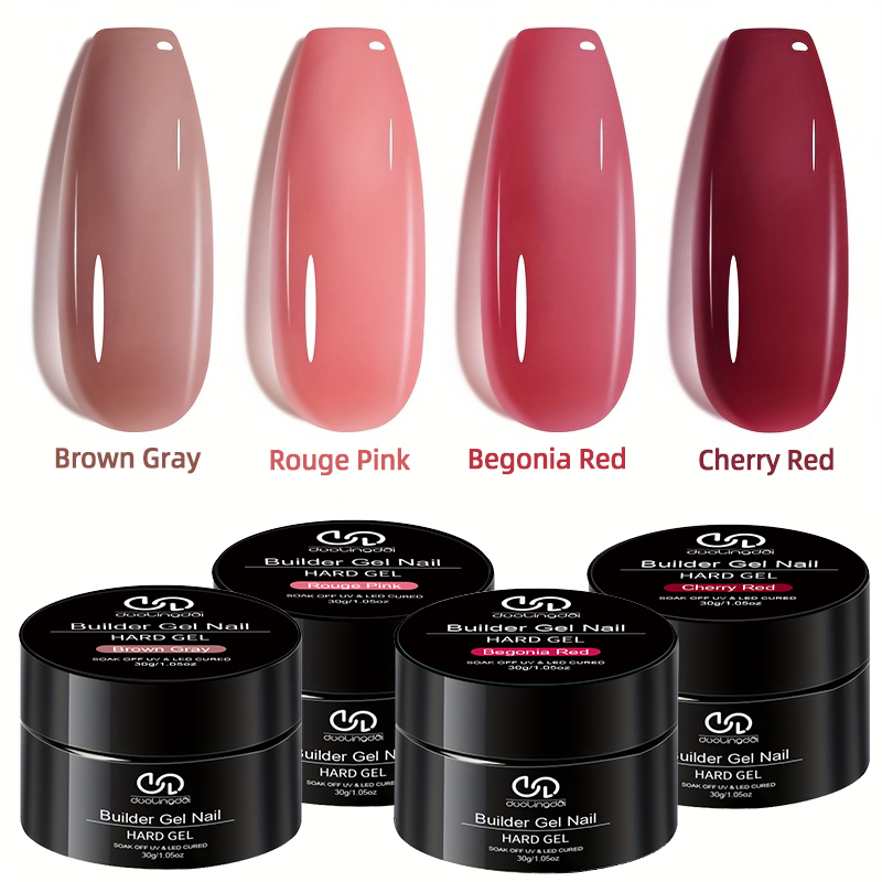 Nail Art Pink Soft - เจลต่อเล็บอะคริลิคสำหรับต่อเล็บ 30 กรัม สีชมพูอ่อน เนื้อเจลนิ่มแข็ง สำหรับต่อเล็บแบบกึ่งถาวรด้วยแสงยูวี