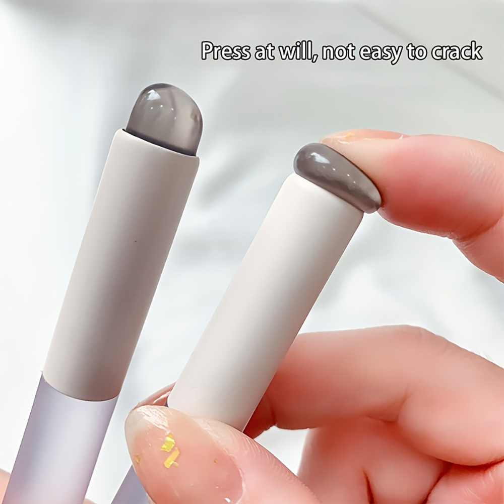Nail Art Chrome - แท่งซิลิโคนสำหรับทาสีเล็บ ใช้กับผงโครเมียม ใช้งานง่ายสำหรับทำเล็บ แปรงซิลิโคนสำหรับทาสีเล็บ