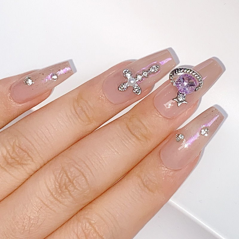TSZS 10 ชิ้น/ล็อตโลหะขนาดเล็กP - Nail Art Lotso บทวิจารณ์และราคา