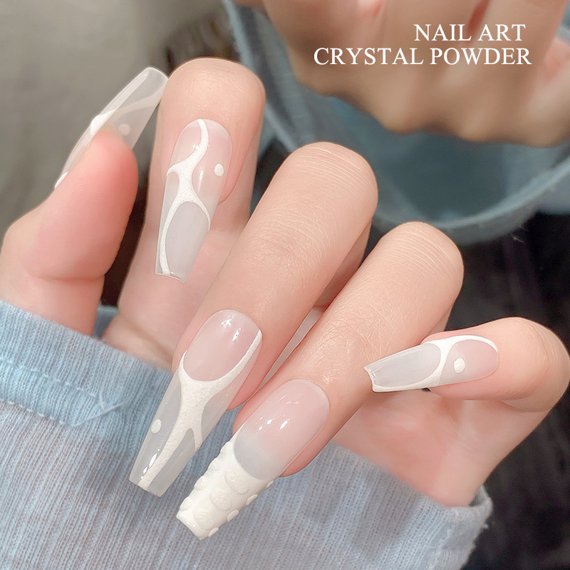 ผงอะคริลิคสำหรับต่อเล็บ/แกะสลั - Acrylic Powder Clear บทวิจารณ์และราคา