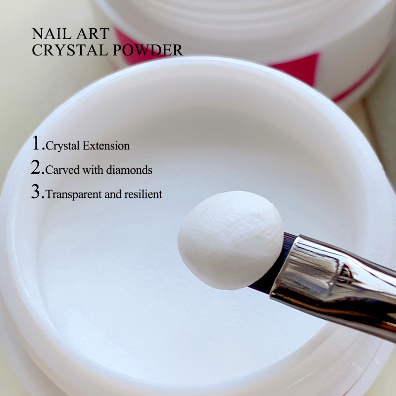 ผงอะคริลิคสำหรับต่อเล็บ/แกะสลั - Acrylic Powder Clear บทวิจารณ์และราคา
