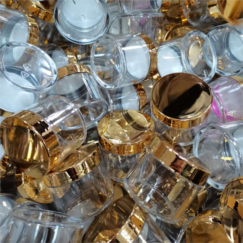 20/50/100Pcs ฝาปิดทองล้างขวดรี - Acrylic Powder Clear บทวิจารณ์และราคา