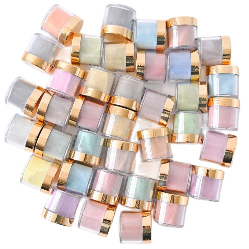 20/50/100Pcs ฝาปิดทองล้างขวดรี - Acrylic Powder Clear บทวิจารณ์และราคา
