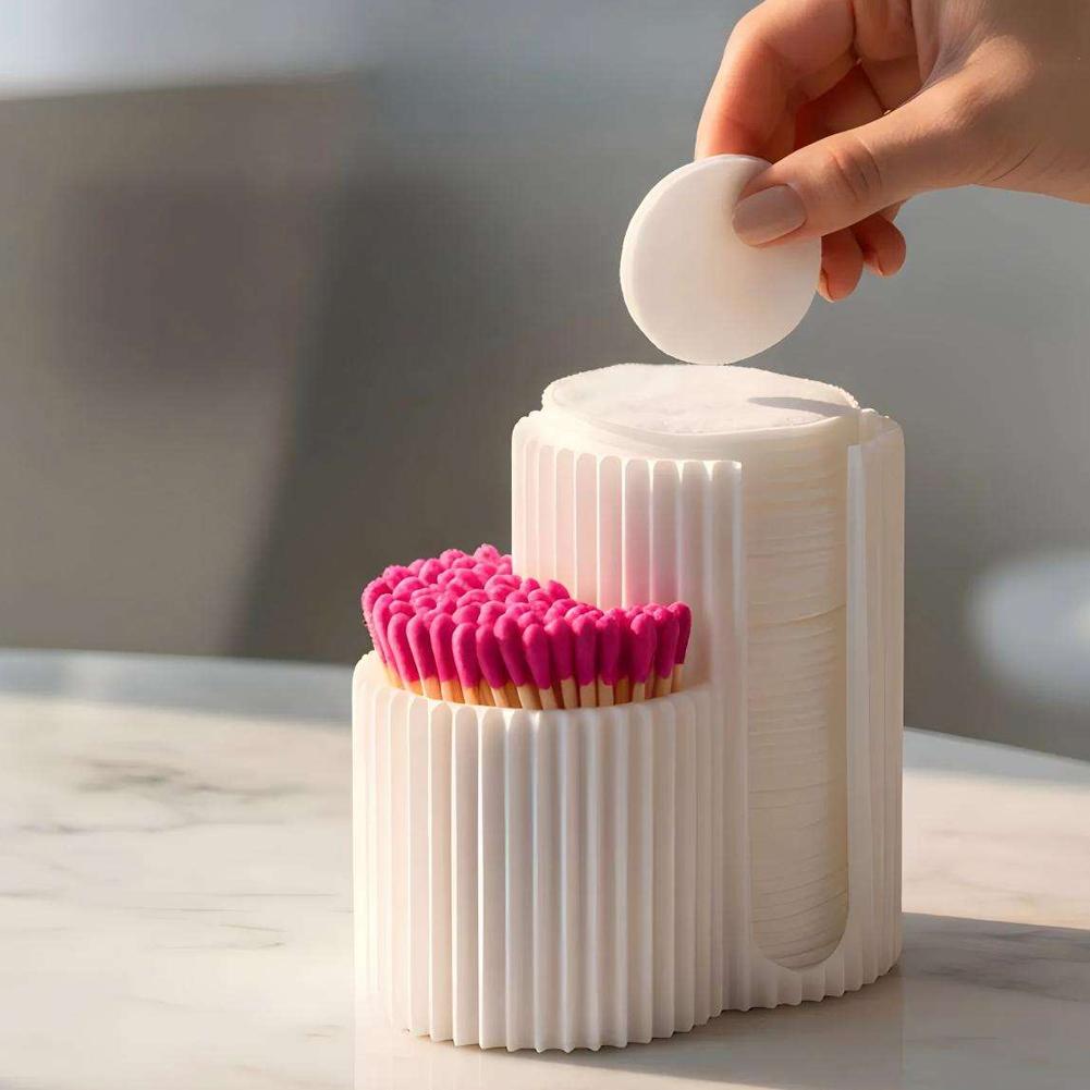 กล่องเก็บสำลีแต่งหน้า ที่วางแผ - Nail Art Pinterest บทวิจารณ์และราคา