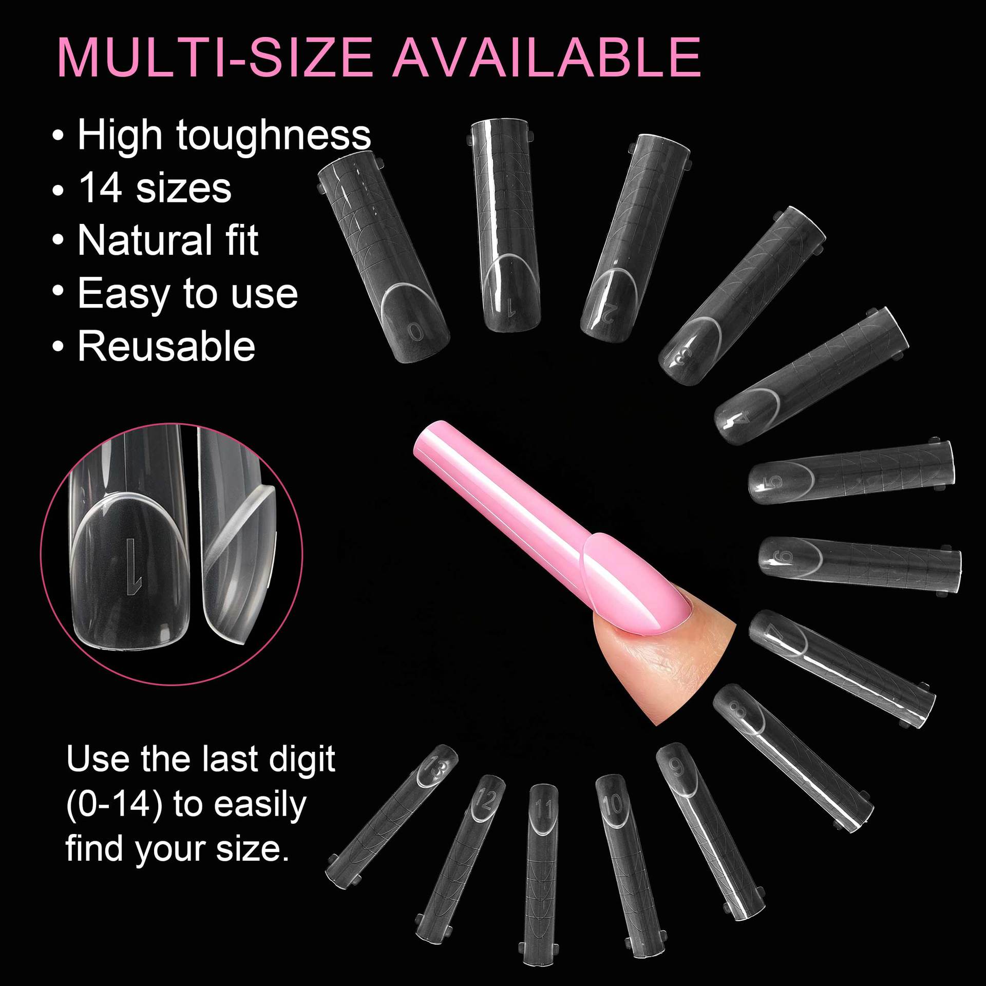 ปลายเล็บต่อแบบขอบเรียบ 140 ชิ้ - Nail Art Denim บทวิจารณ์และราคา