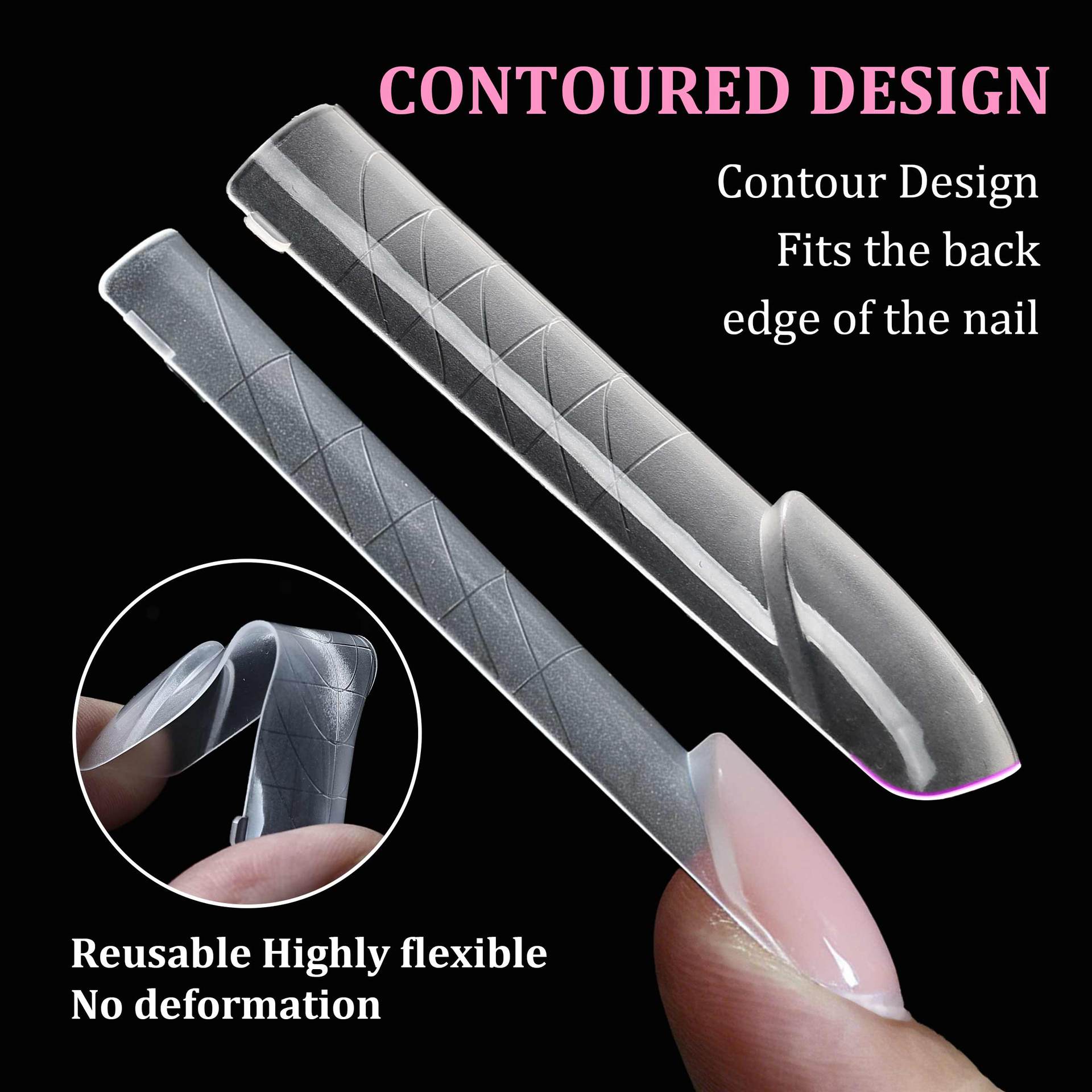 ปลายเล็บต่อแบบขอบเรียบ 140 ชิ้ - Nail Art Denim บทวิจารณ์และราคา