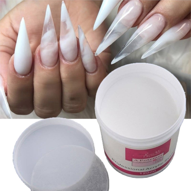1Pot ผงอะคริลิคสำหรับเล็บขนาด1 - Acrylic Powder Clear บทวิจารณ์และราคา
