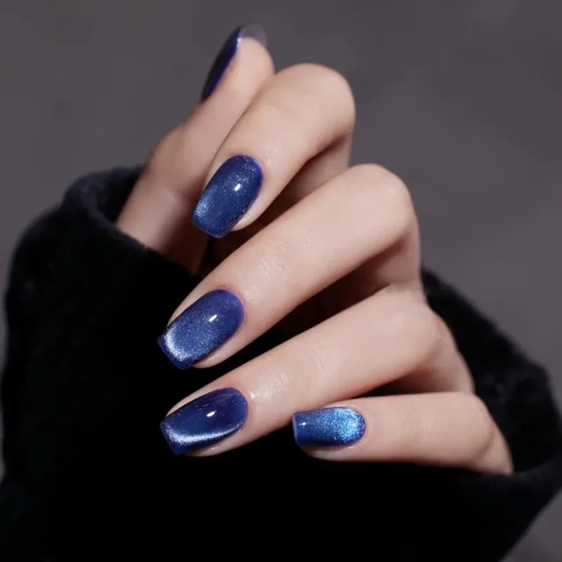 24ชิ้นที่เล็บมือเล็บปลอมตาแมวก - Nail Art Pink Cat Eye บทวิจารณ์และราคา