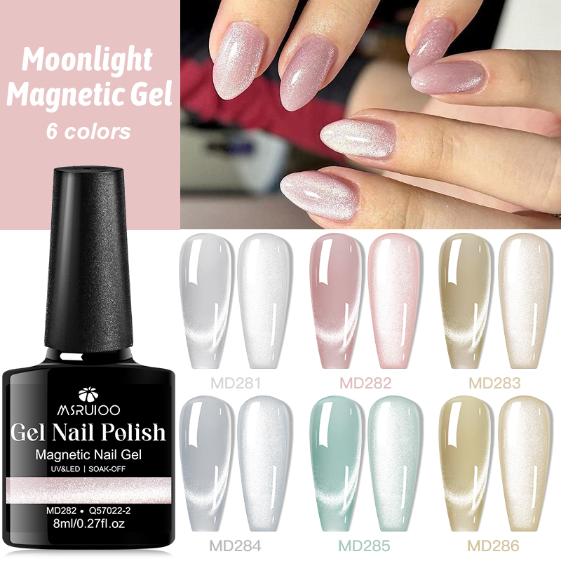 MSRUIOO 8ml Moonlight Cat Magn - Nail Art Chrome บทวิจารณ์และราคา