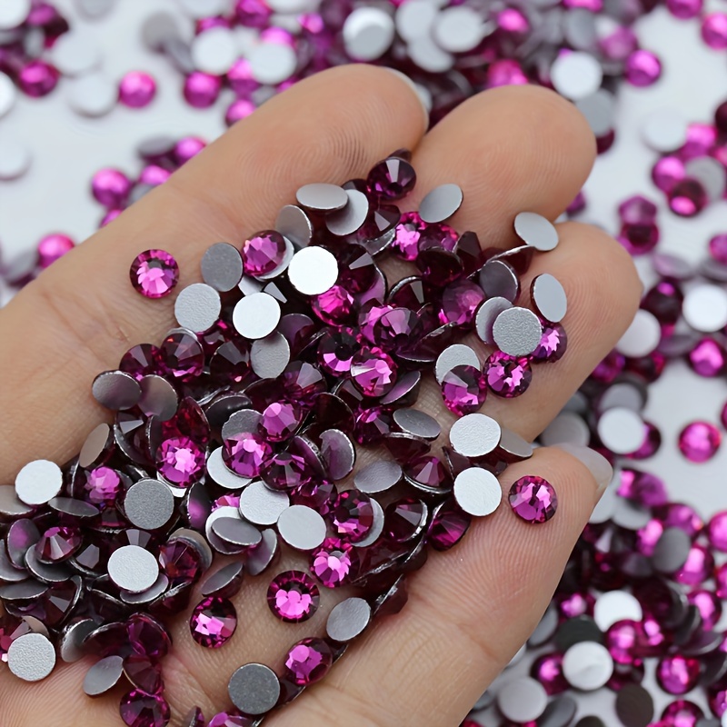 1440 ชิ้น SS4-SS40 สีม่วงแดง ฟ - Nail Art Fuchsia บทวิจารณ์และราคา