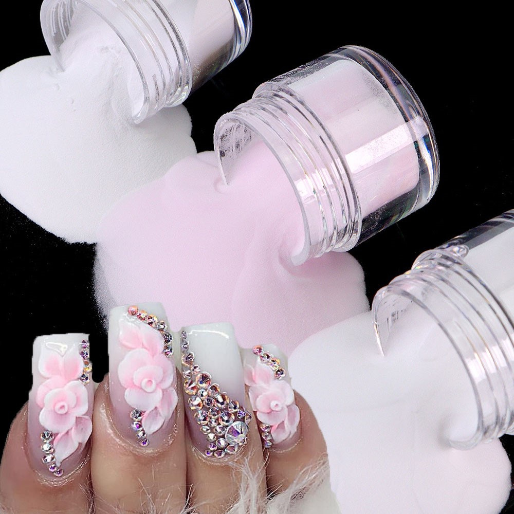 ผงอะคริลิคมืออาชีพ10กรัม/ขวดผง - Acrylic Powder Clear บทวิจารณ์และราคา