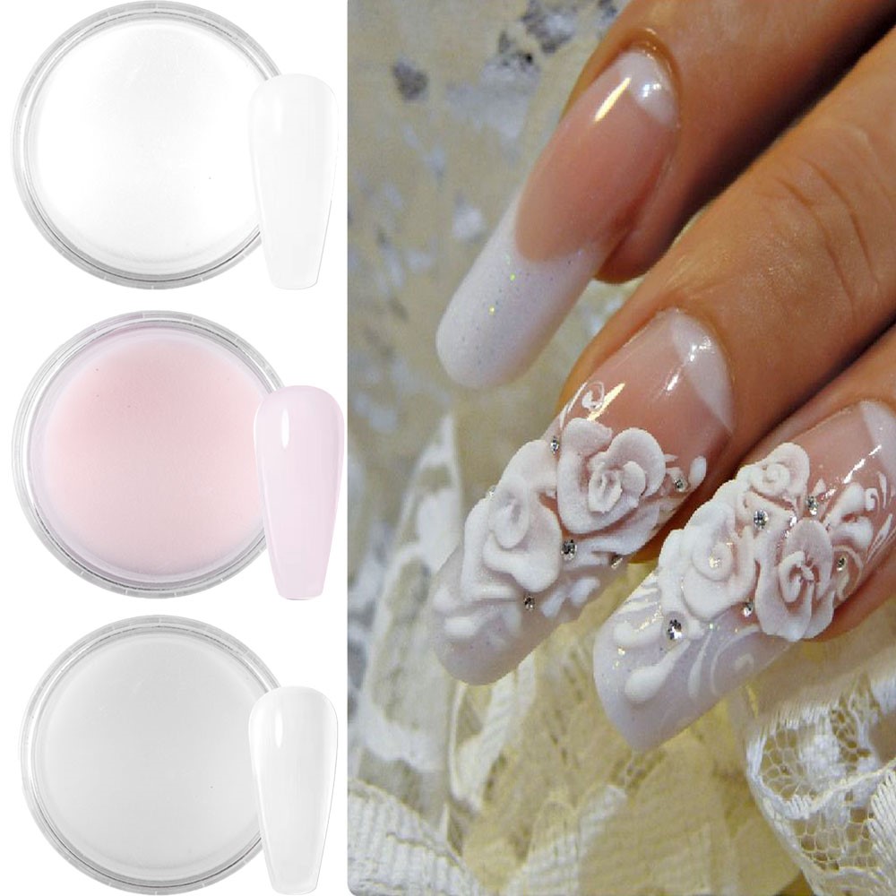 ผงอะคริลิคมืออาชีพ10กรัม/ขวดผง - Acrylic Powder Clear บทวิจารณ์และราคา