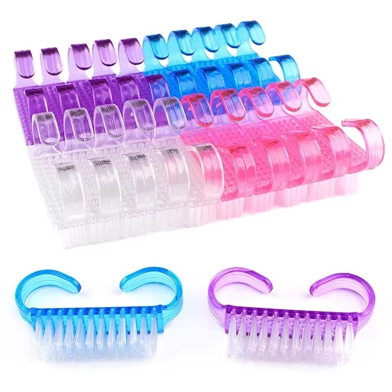 แปรงทำความสะอาดเล็บพลาสติก 5/1 - Nail Art Pink Soft บทวิจารณ์และราคา