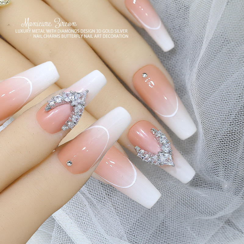 3PCS Luxury Sparkle Full Zirco - Nail Art Lotso บทวิจารณ์และราคา