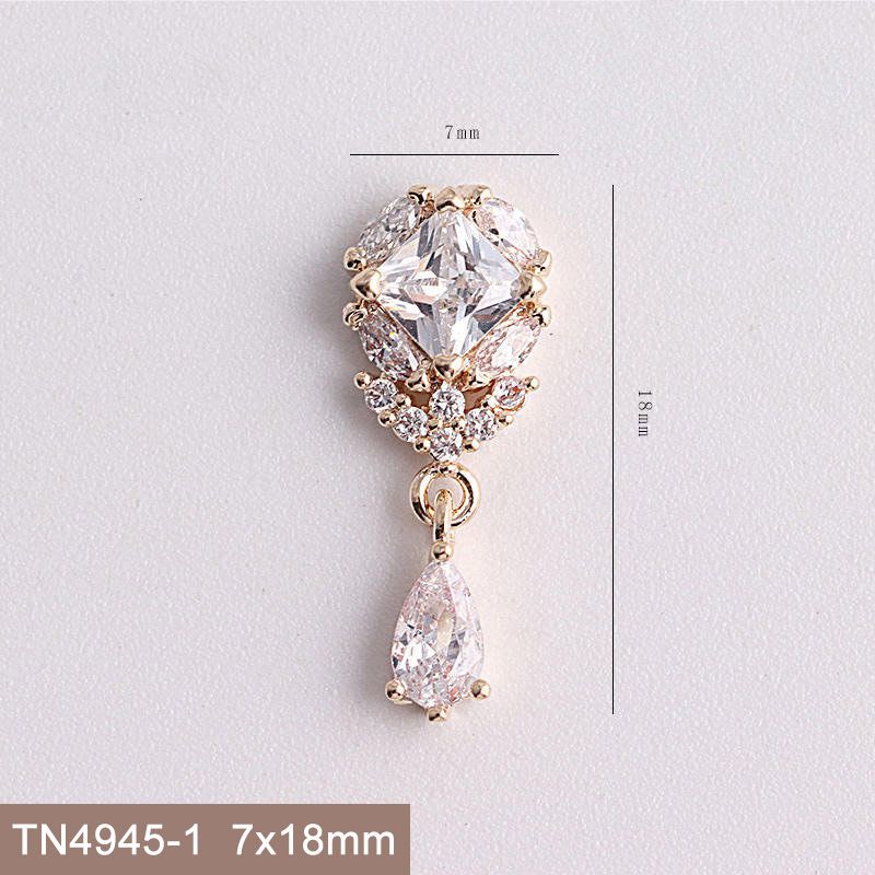จี้คริสตัลเพทายรูปดอกไม้ TN494 - Nail Art Lotso บทวิจารณ์และราคา