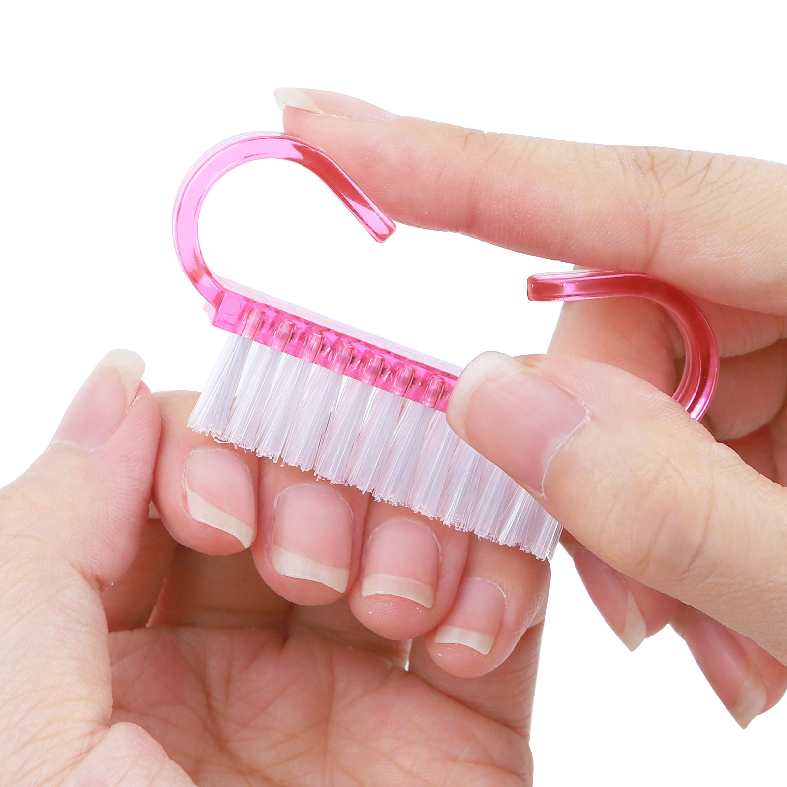 1/5/20Pcs แปรงเล็บอะคริลิคสีชม - Nail Art Pink Soft บทวิจารณ์และราคา