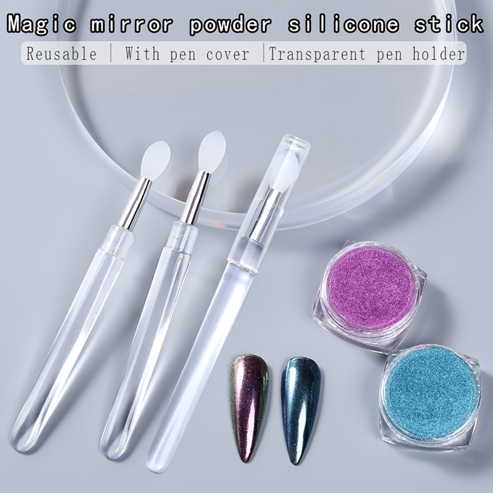 อุปกรณ์ทาสีเล็บแบบใช้ซ้ำได้ พร - Nail Art Chrome บทวิจารณ์และราคา