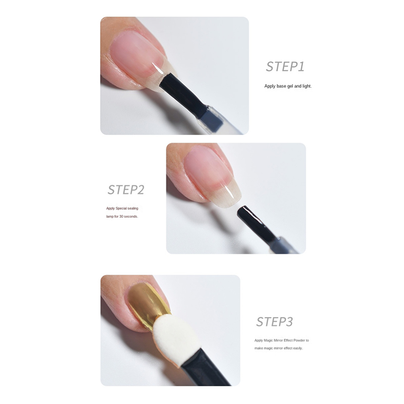 Matte GEL Top Coat,15ml Powder - Nail Art Chrome บทวิจารณ์และราคา