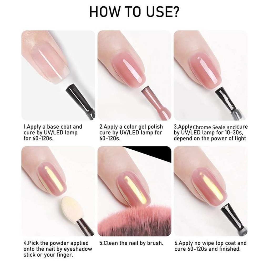 โคดี้ส์ เจล ท็อปโค้ท โครม ไม่ต - Nail Art Chrome บทวิจารณ์และราคา