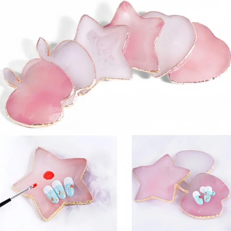 พาเลทเรซิ่นลายหินอาเกตสำหรับทำ - Nail Art Pinterest บทวิจารณ์และราคา