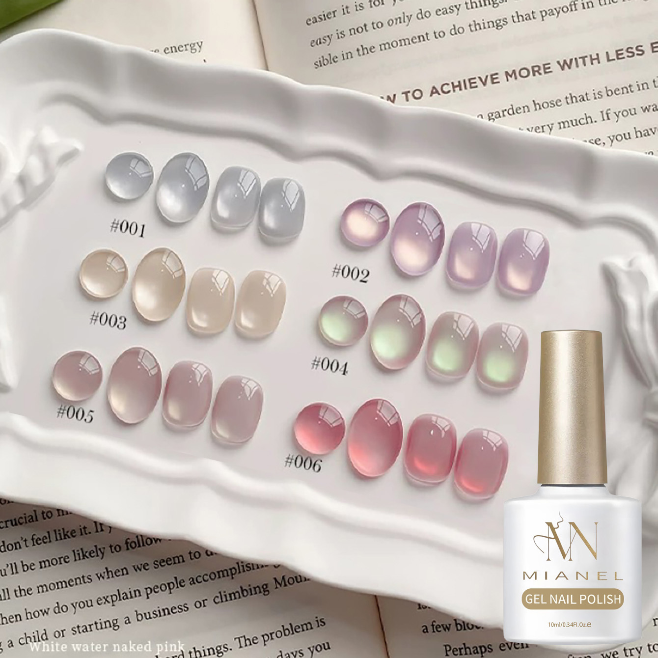 MIANEL 10ML ยาทาเล็บเจลตาแมวแบ - Nail Art Pink Cat Eye บทวิจารณ์และราคา