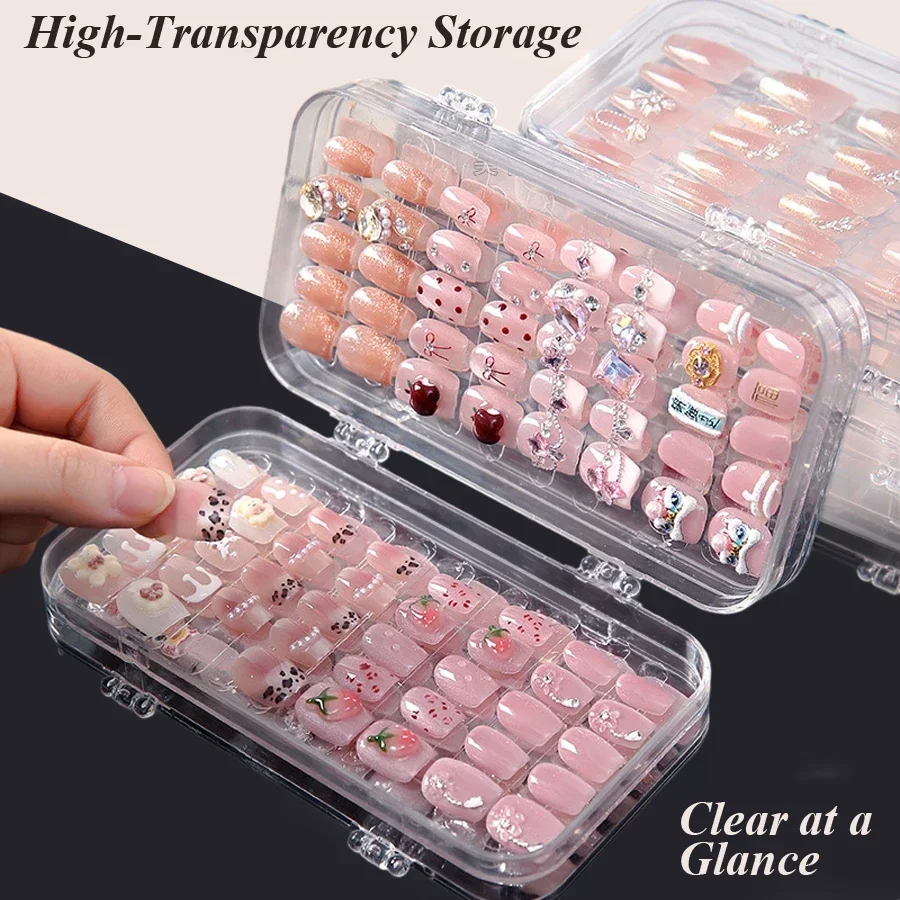 กล่องเก็บเล็บปลอมแบบพับได้ ป้อ - Nail Art Pinterest บทวิจารณ์และราคา