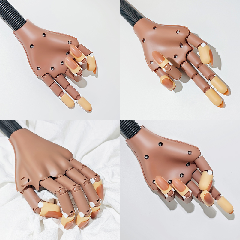 มือฝึกทำเล็บปลอม แบบมีข้อต่อขย - Nail Art Pinterest บทวิจารณ์และราคา