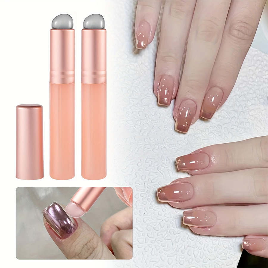 แปรงทาเล็บซิลิโคน 1/2/3 ชิ้น,  - Nail Art Chrome บทวิจารณ์และราคา