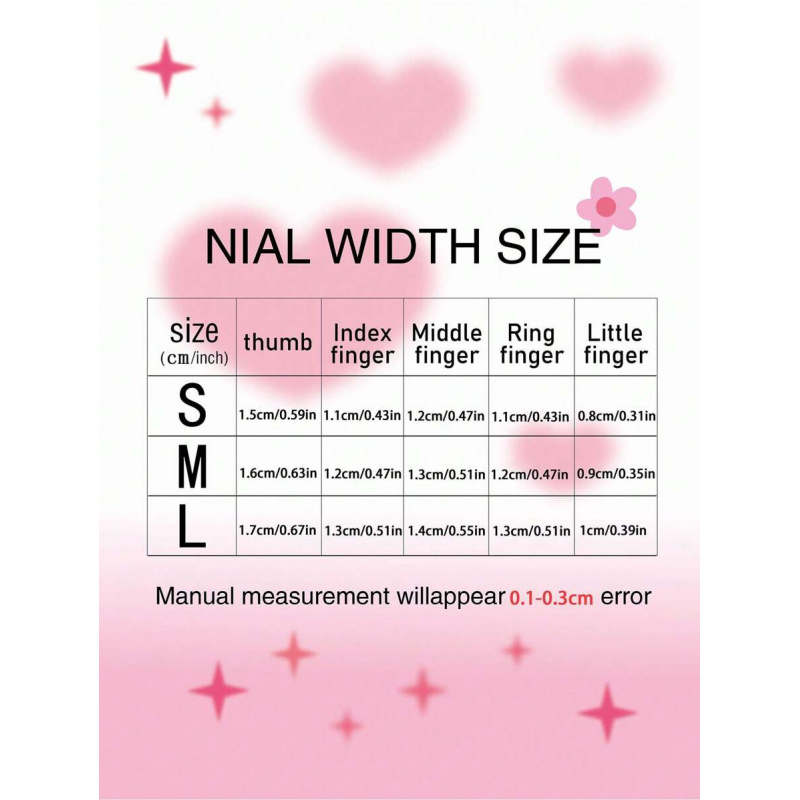 เล็บปลอมทำมือสีชมพู 10 ชิ้น ทร - Nail Art Pink Cat Eye บทวิจารณ์และราคา