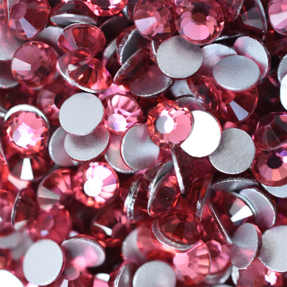 คริสตัลแก้วแบบไม่ใช้กาวร้อน รุ - Nail Art Fuchsia บทวิจารณ์และราคา